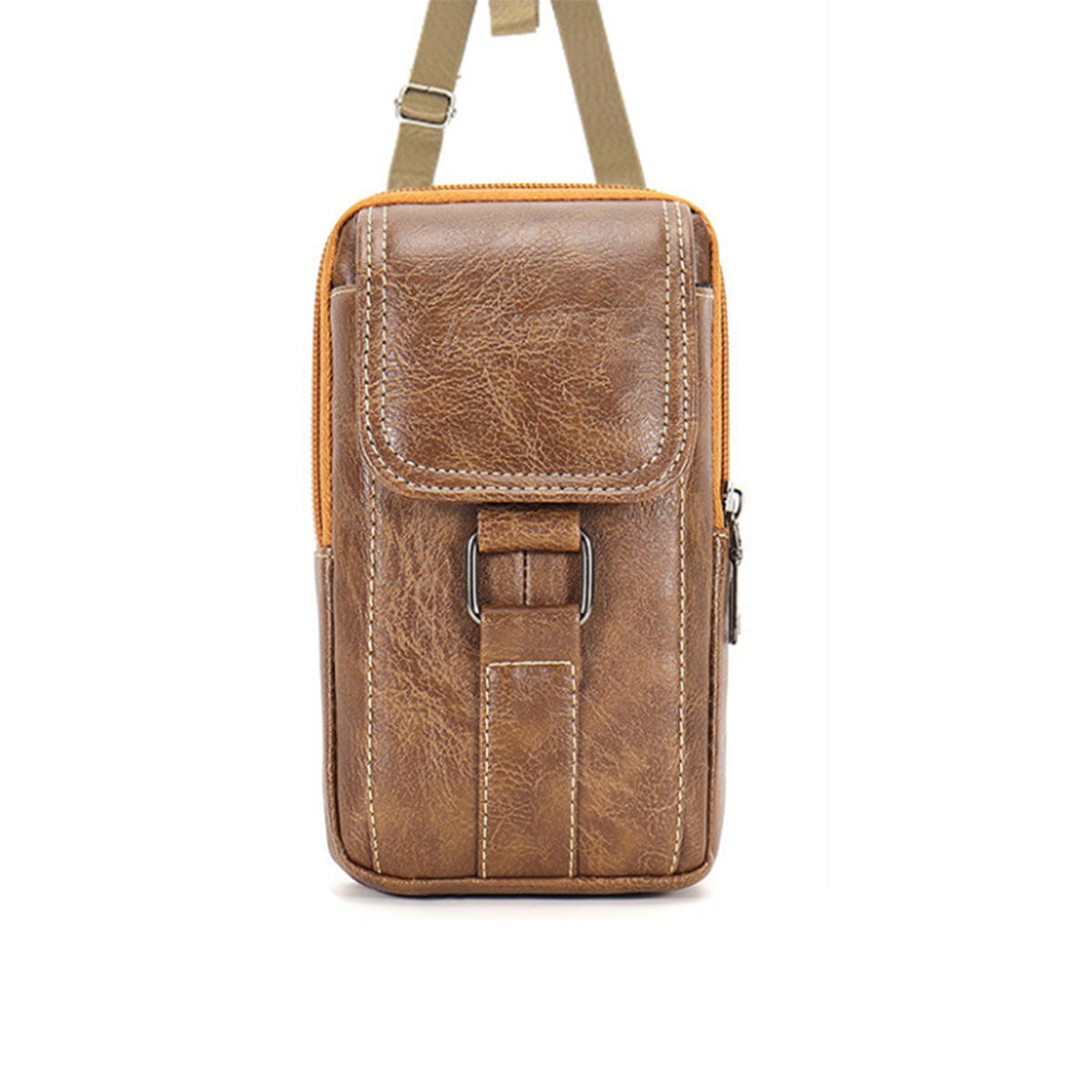 Small Crossbody Bags for Man, Mini Waist Packs Mobile Phone Wallet