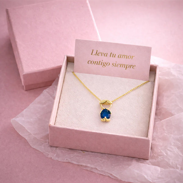 Personalized Mothers Necklace with Birthstone