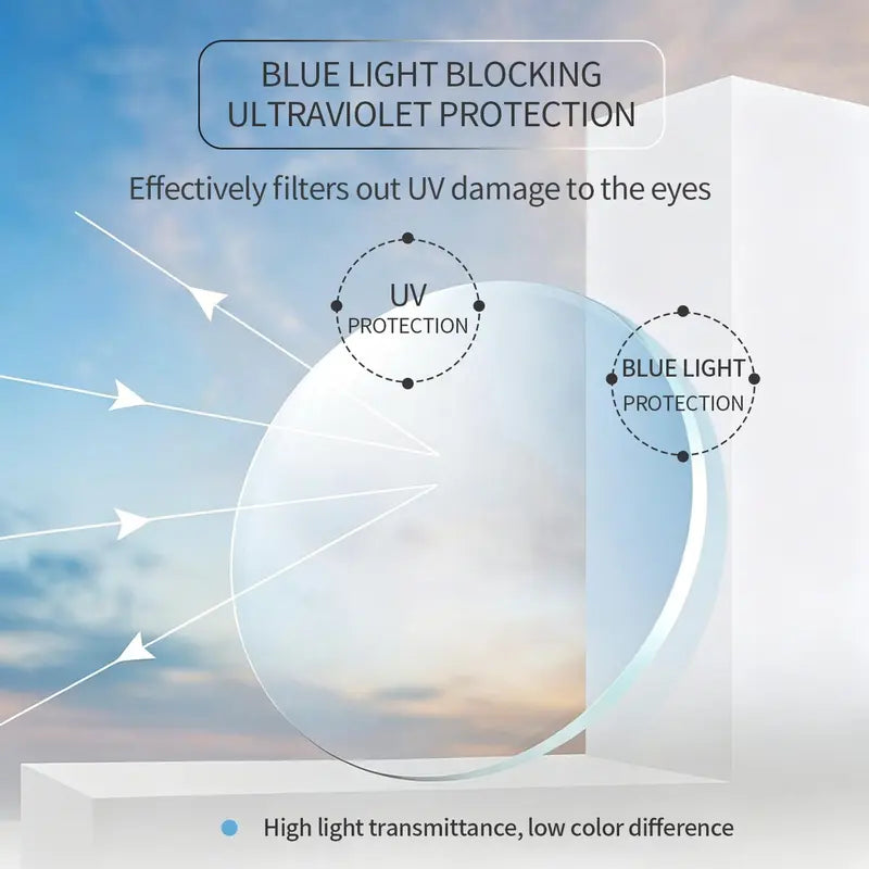 Progressive Multifocal Reading Glasses Photochromic Blue Light Filtering Readers