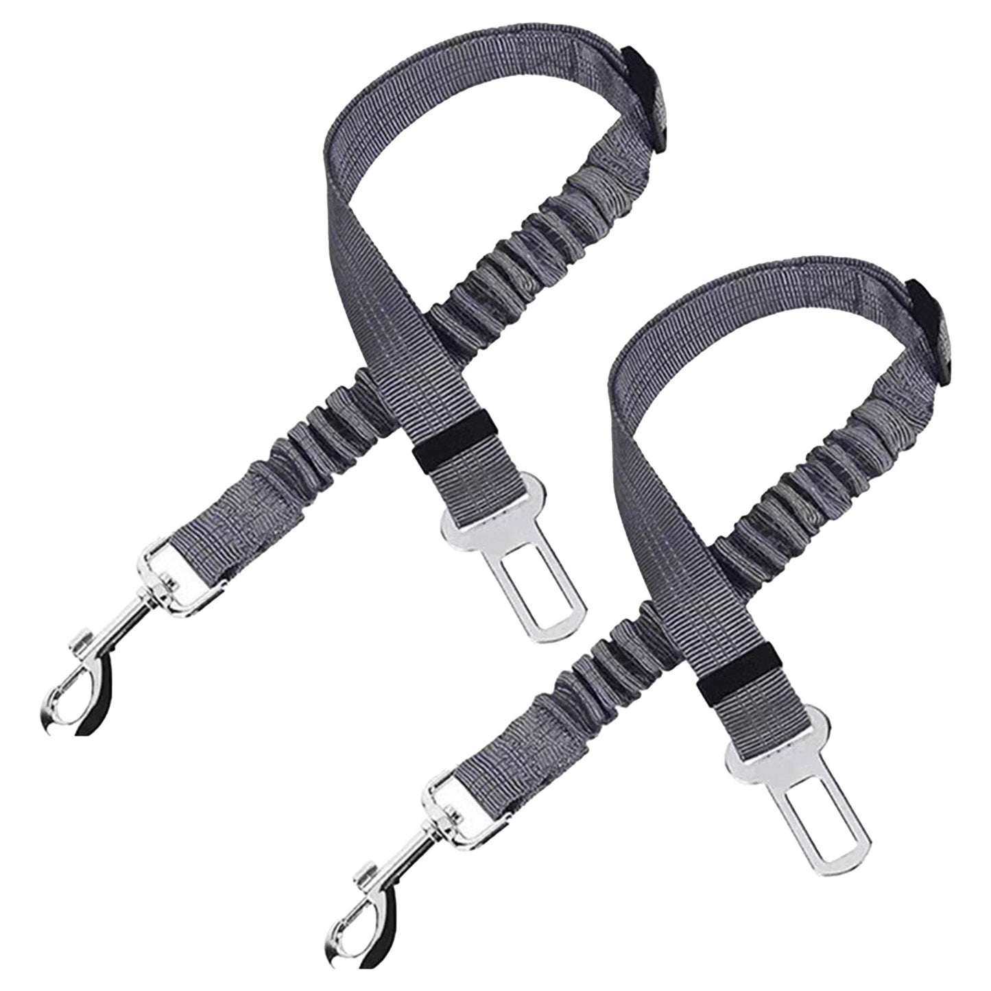 2Pcs 3 in 1 Pet Car Seatbelt Leash Removable Dog Seat Belt Harness for Car Adjustable Reflective Dog Seatbelt Tether