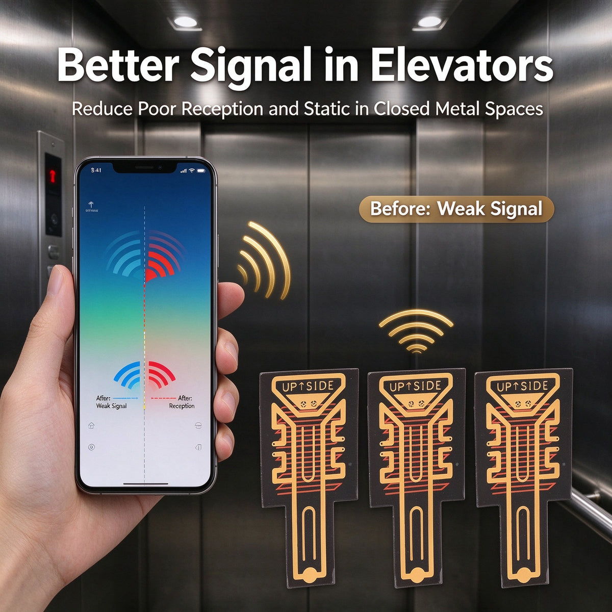 6Pcs Signal Amplifier Portable Mobile Phone Signal Enhancement Sticker Booster for iPhone Samsung Huawei Universal