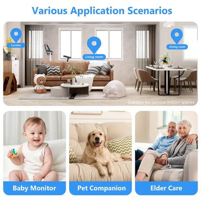 3MP Wired-Wireless Wi-Fi Home Surveillance Camera
