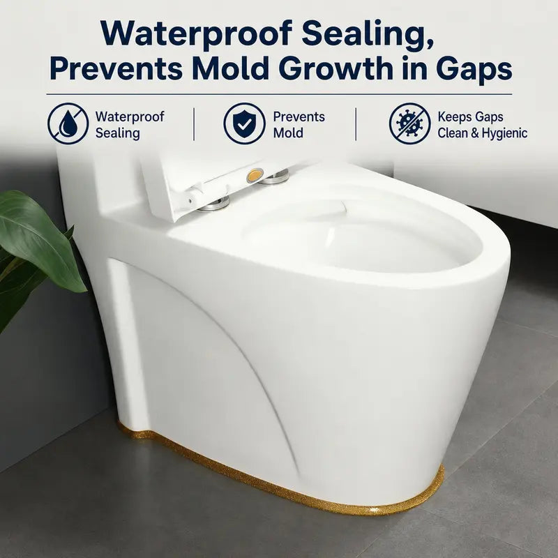6M Self-Adhesive Caulk Strip, Waterproof & Mildewproof Sealing Tape