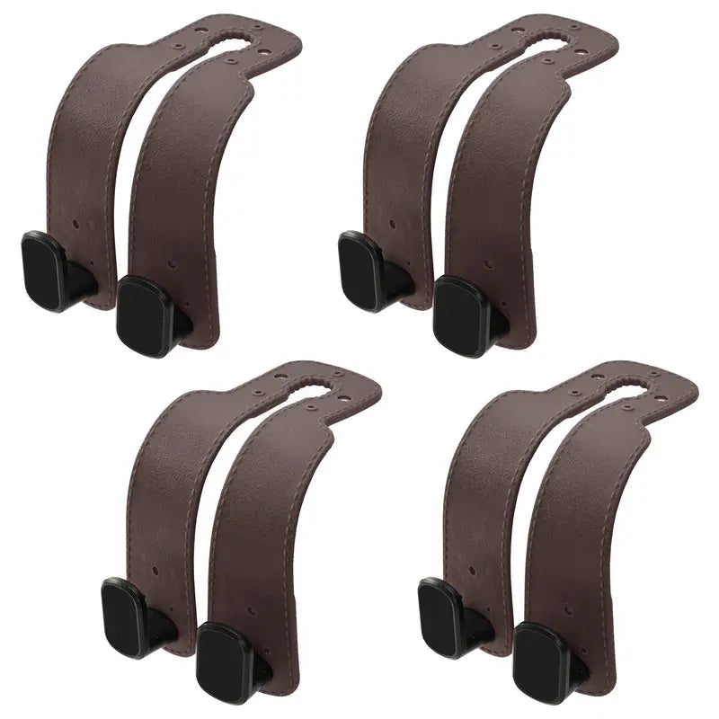 4 Counts Car Seat Back Storage Hook, Tool-Free Installation Headrest Hooks