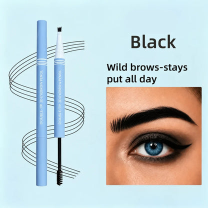 2-in-1 Micro-Fork Eyebrow Pen & Tinted Gel Waterproof