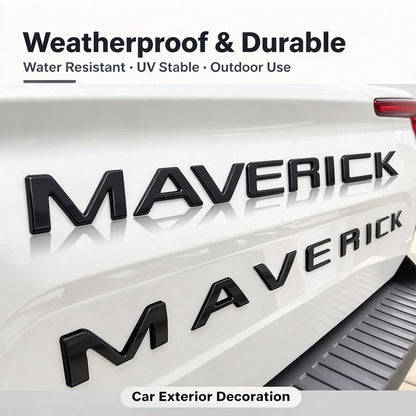 Tailgate Letter Inserts - Compatible with 2022-2026 Ford Maverick