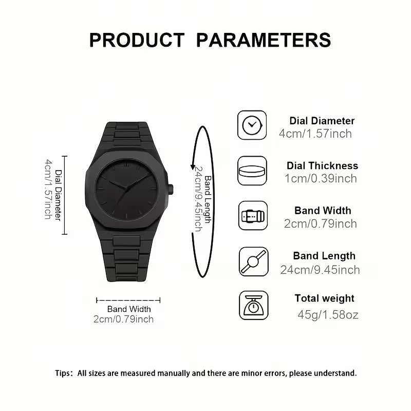 Premium Men's Watch (Includes Watch Box + Link Removal Tool)