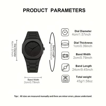 Premium Men's Watch (Includes Watch Box + Link Removal Tool)