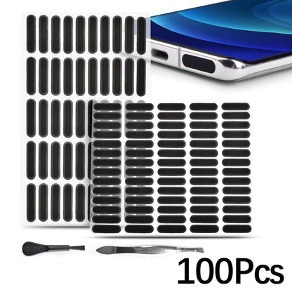100Pcs Universal Smartphone Speaker Dustproof Mesh Cover Audio Clarity Enhancing