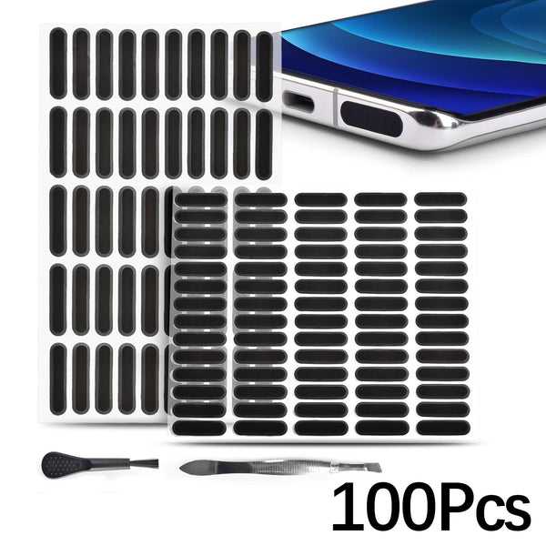 100Pcs Universal Smartphone Speaker Dustproof Mesh Cover Audio Clarity Enhancing