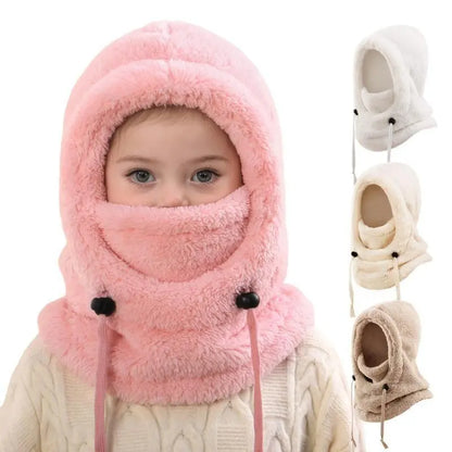 Winter Balaclava and Neck Warmer Hat for Kids