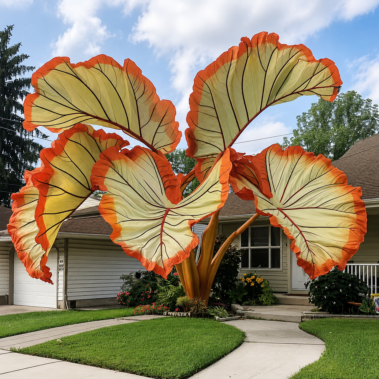 500 Mixed-Color Caladium Seeds — Beautiful Foliage Plants for the Garden