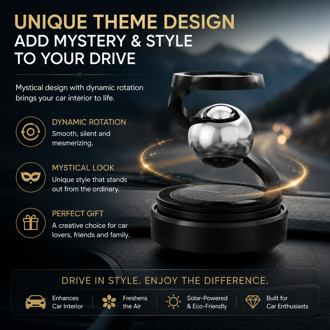 Space Theme Car Air Freshener Solar Vehicle Air Freshener Vehicle Interior Scent Ornament Space Auto Air Freshener