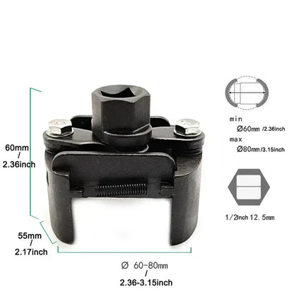 Adjustable Steel Spanner for Car Oil Filter
