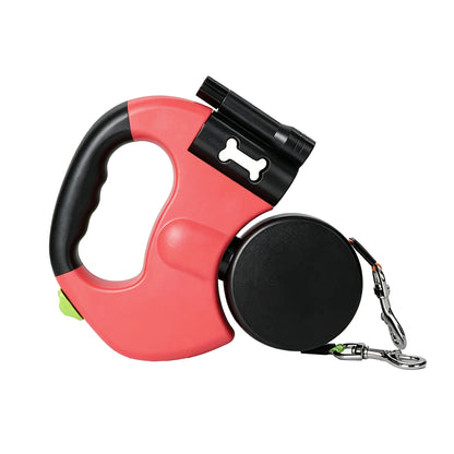 Dog Leashes Dual Dogs Pet Leash Ropes Auto Retractable Cat Traction Rope Adjustable Dog Strap Flexible