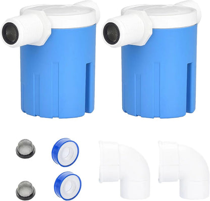 2PCS Automatic Water Level Control Valve Inside Type,side Inner Water Automatic Float Valve Water Level Control Valve Uesd