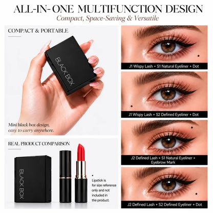 3-in-1 Eyeliner & Bottom Lash Stamp Kit, Waterproof