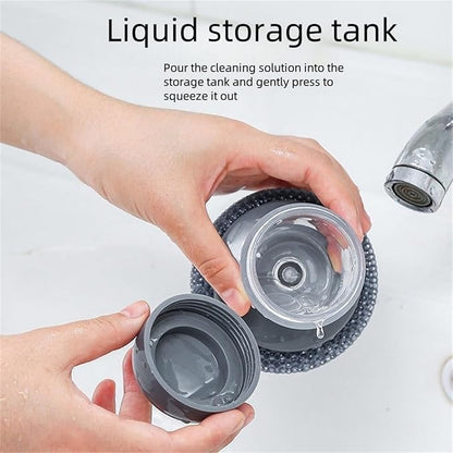 1 Set Dish Brush with Soap Dispenser