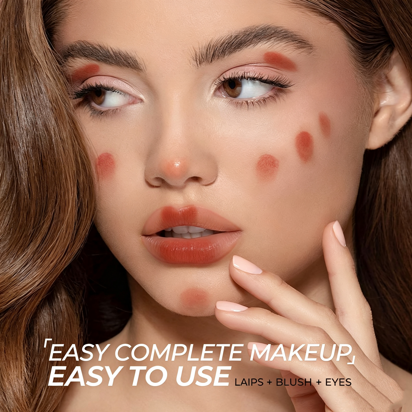 2Pcs Matte Lipstick & Multi-Use Cream Blush for Cheeks and Lips – Silky, Blendable Texture