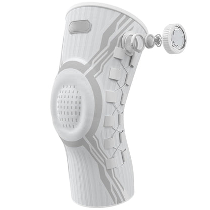 Knee Brace for Pain Relief & Support - Adjustable Compression Knob for Arthritis, Meniscus Tear