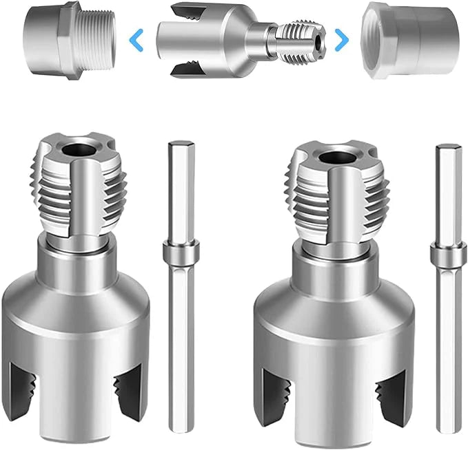 1/2" NPT and 3/4" NPT Threading Dies, Double-ended Pipe Threading Tools