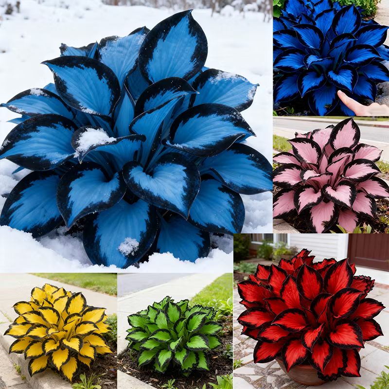 1000pcs Hosta Seeds Perennial Shade Plant for Garden and Yard Non-GMO
