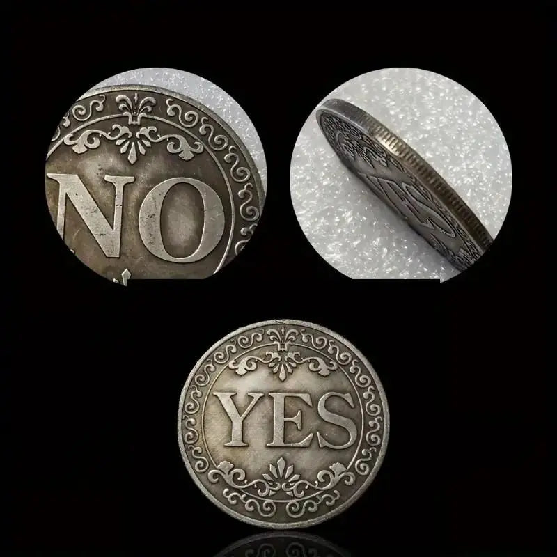 2PCS Yes No Decision Maker Lucky Coin