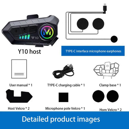 Rechargeable Motorcycle Helmet Speaker Automatic Call and Music Control