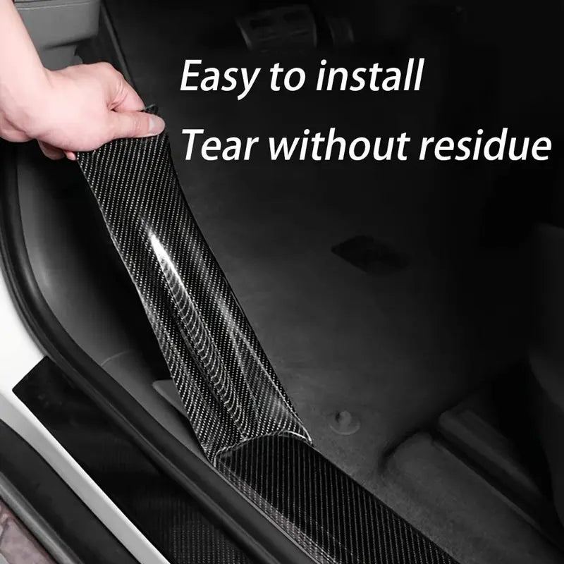Car Stickers for Trunk Door Sill, Waterproof & Anti-Scratch Bumper Stickers