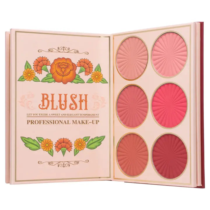 5-Layer Book-Style Foldable Makeup Gift Set, Multi-functional Eyeshadow, Contour, and Highlighter Palette