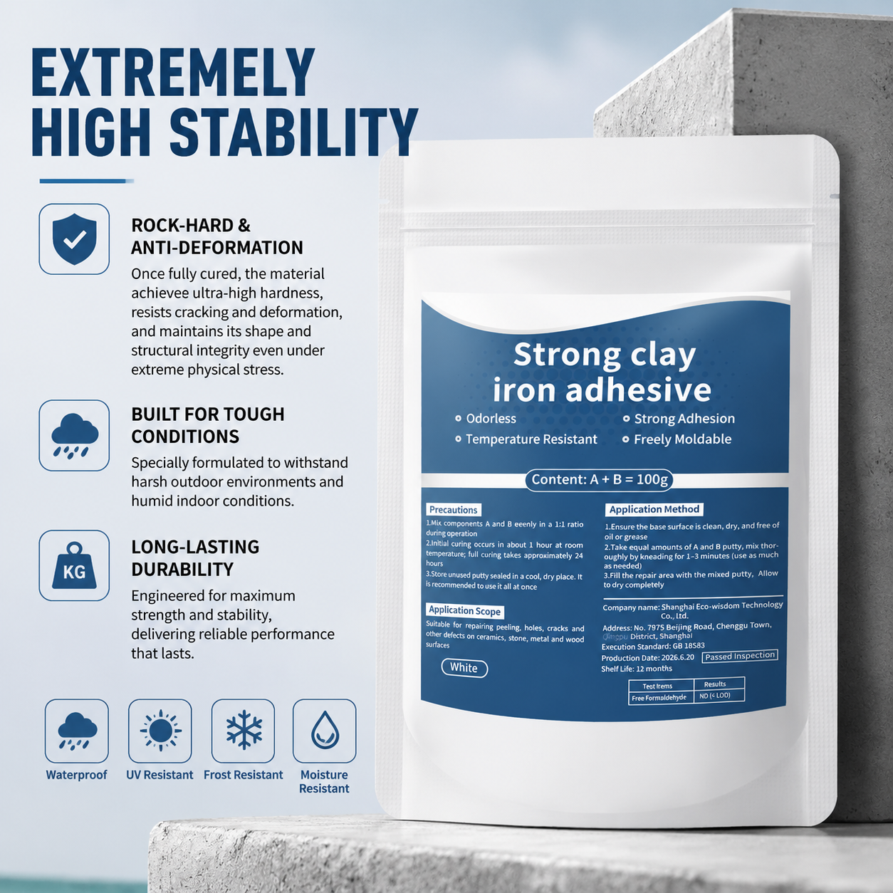 High-Strength Multi-Purpose Repair Clay, High-Strength Multi-Purpose Repair Putty