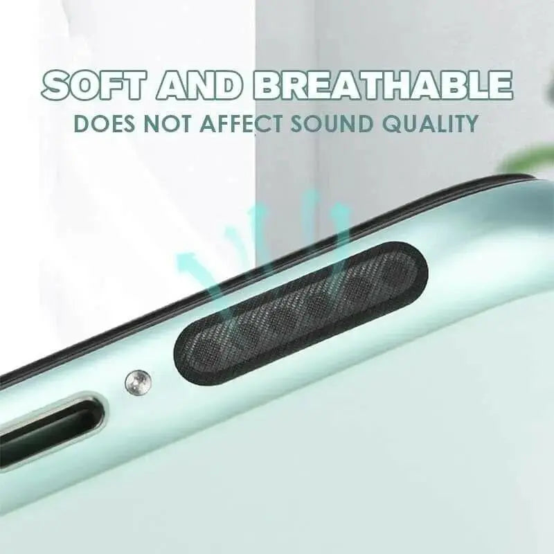 100Pcs Universal Smartphone Speaker Dustproof Mesh Cover Audio Clarity Enhancing