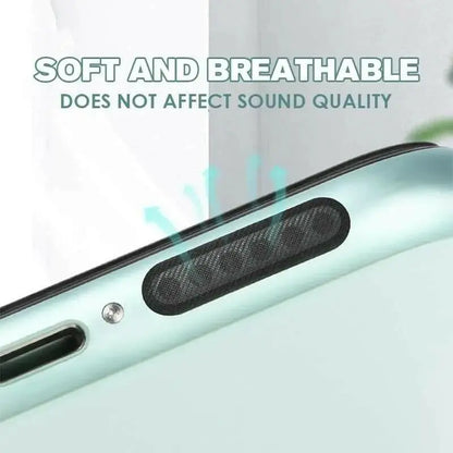 100Pcs Universal Smartphone Speaker Dustproof Mesh Cover Audio Clarity Enhancing
