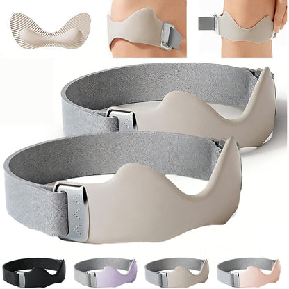 Airbag Patellar Tendon Support Strap, Adjustable Breathable Antislip Knee Brace