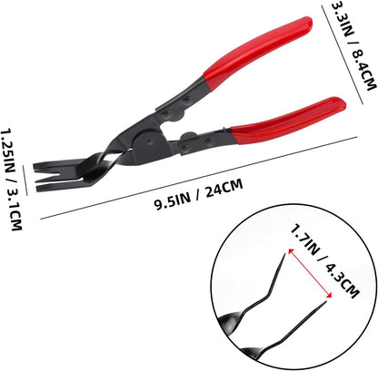 Automobile Interior Upholstery Trim Clip Pliers Remover Tool, Push Pin Pliers Panel Clip