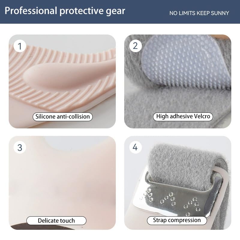 Airbag Patellar Tendon Support Strap, Adjustable Breathable Antislip Knee Brace