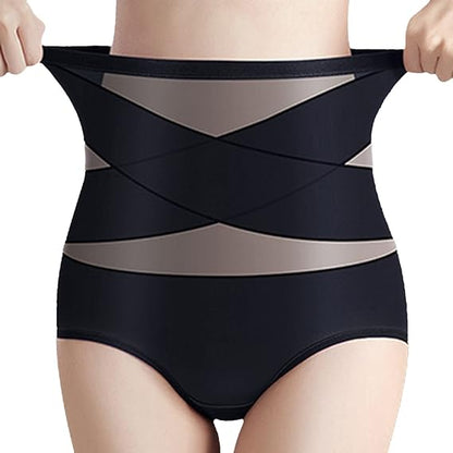 3Pcs Women's High-Waisted Tummy Control Shapewear Panties