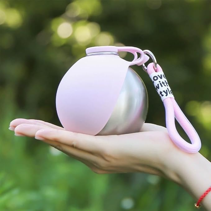 2-in-1 Dog Water Bottle with Bowl for Walking & Travel
