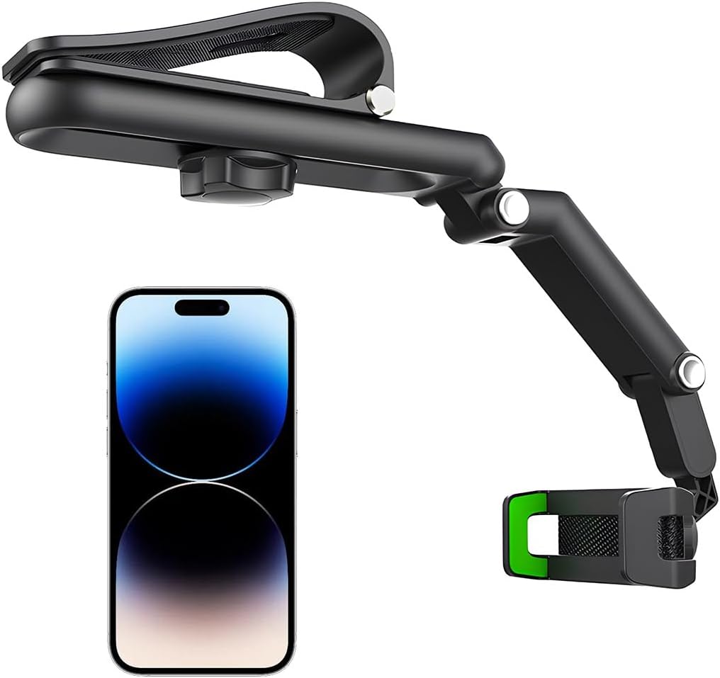 Rotatable and Retractable Car Phone Holder - 1080 Multifunction Sun Visor