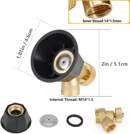 2 PCS "Black Whirlwind" High-Pressure Atomizing Nozzle
