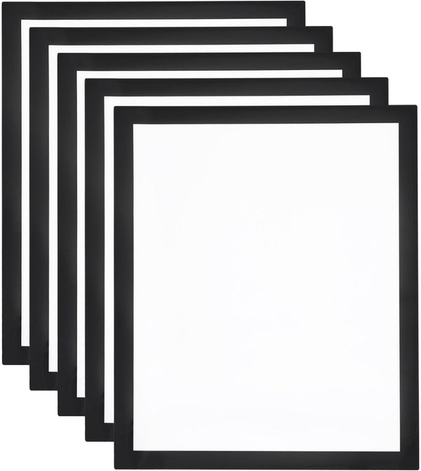 5Pcs Self Adhesive Magnetic Poster Frame Wall Sign Holder, 8.5