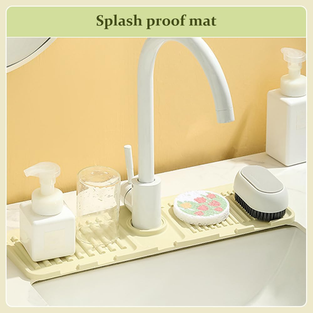Upgraded Faucet Mat for Kitchen Sink Fast Drying Properties