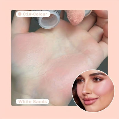 5 Pcs Set Waterproof Long-Lasting Liquid Blush Stick with Sponge Tip