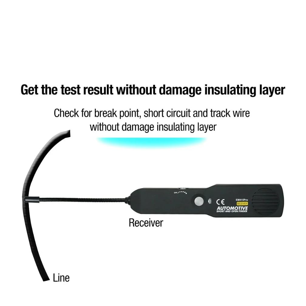 Digital Car Circuit Scanner, 42V Automotive Tester for Short and Open Faults