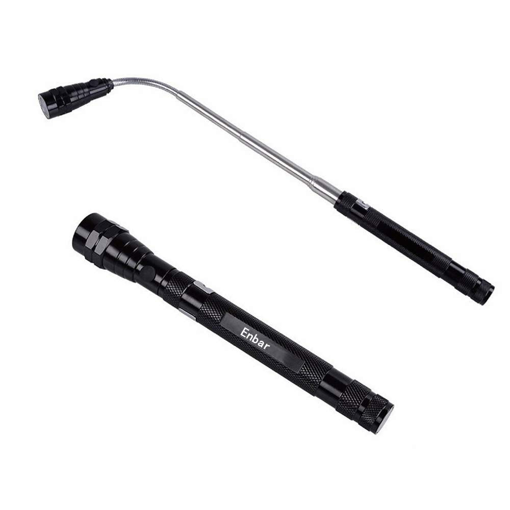 Portable Telescopic Flexible Extensible Led Flashlights Torch Magnetic Head Pick Up Tool