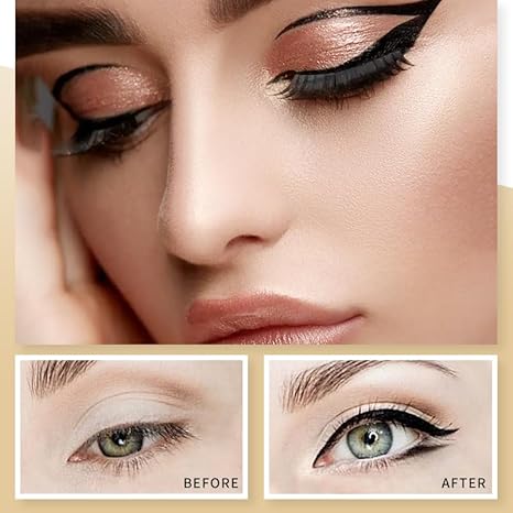 2Pcs Long-Lasting Eyeliner, Waterproof, 24-Hour Smooth Application