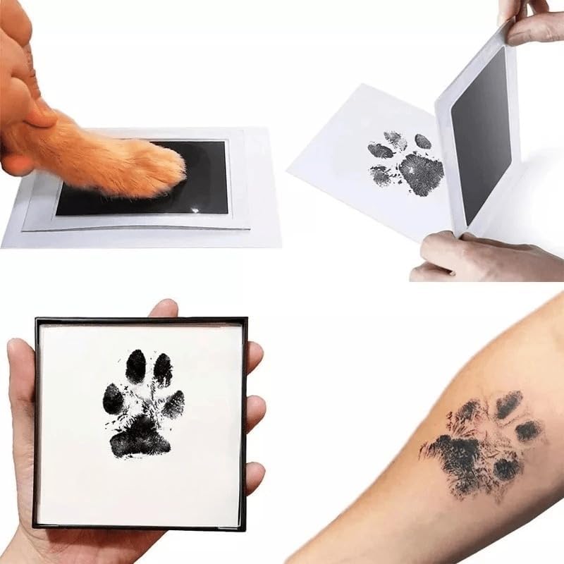 Paw Print Kit for Dogs & Cats, Inkless Pet Paw & Nose Print