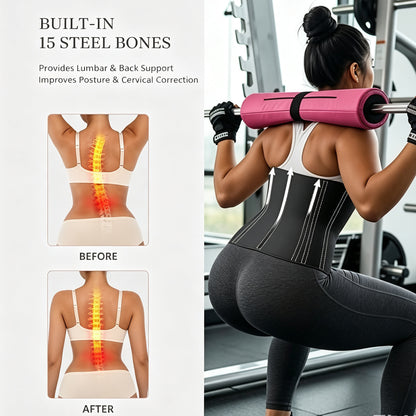 Waist Trainer for Women Tummy Control Corset Waist Cincher Body Shaper