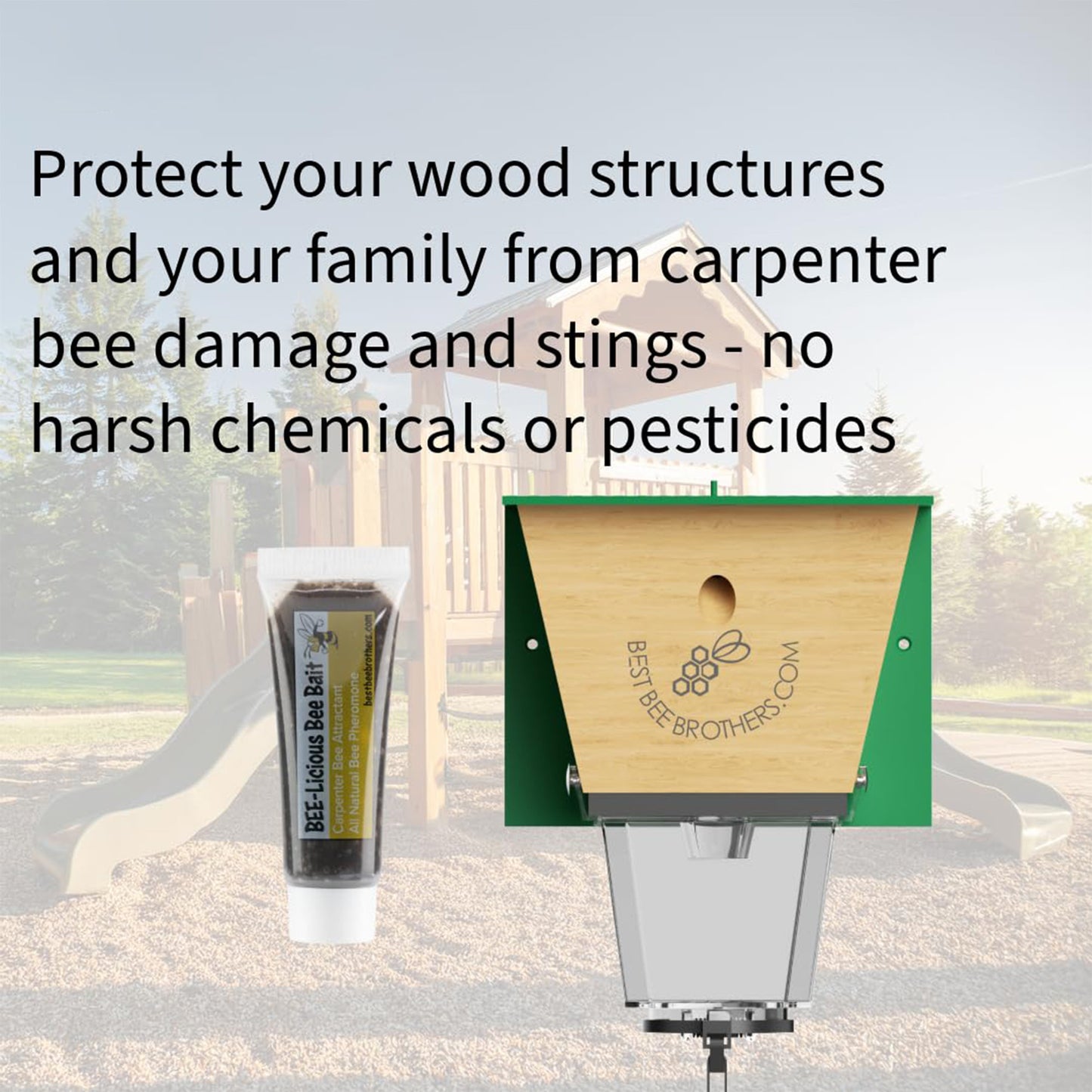 Bee-Licious Bee Bait, All-Natural Carpenter Bee Lure