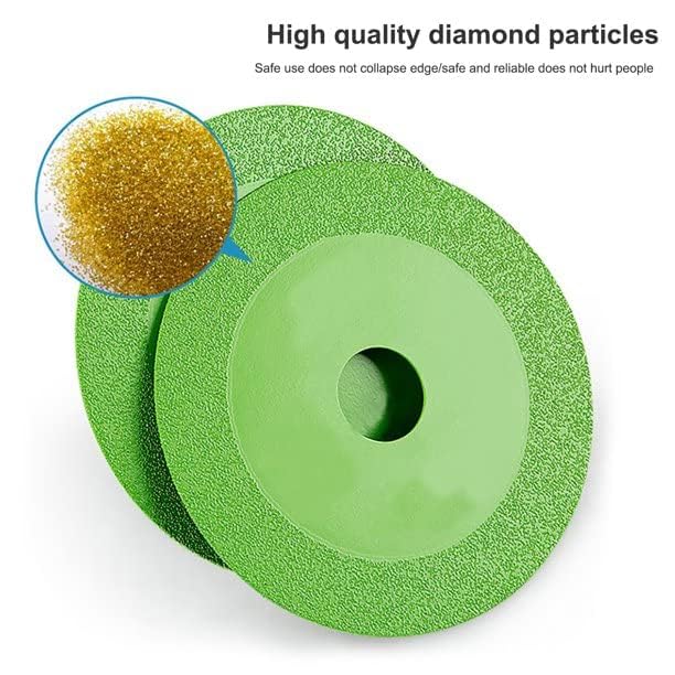 2Pcs Rock Slab Grinding Disc Cutting Blade, 4 * 7/8 inch